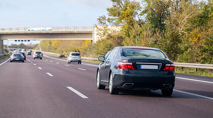 Autos auf Autobahn