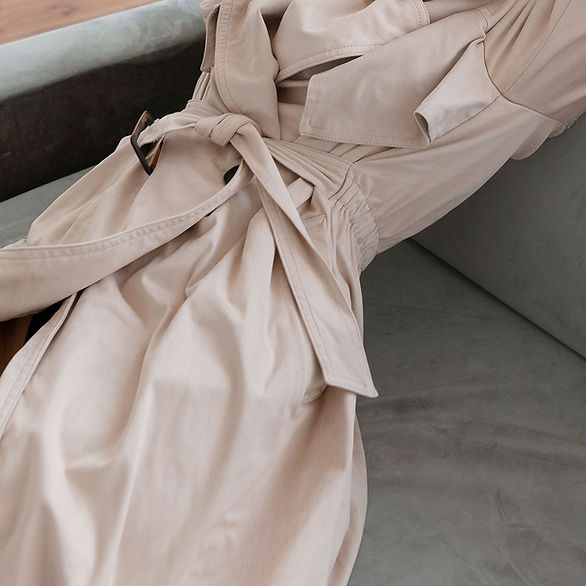 Beige Trench Coat