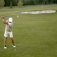 Man Playing Golf