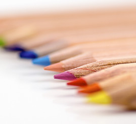 Colored Pencils Arrangement