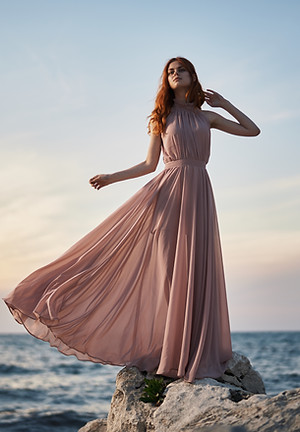 Vestido rosa