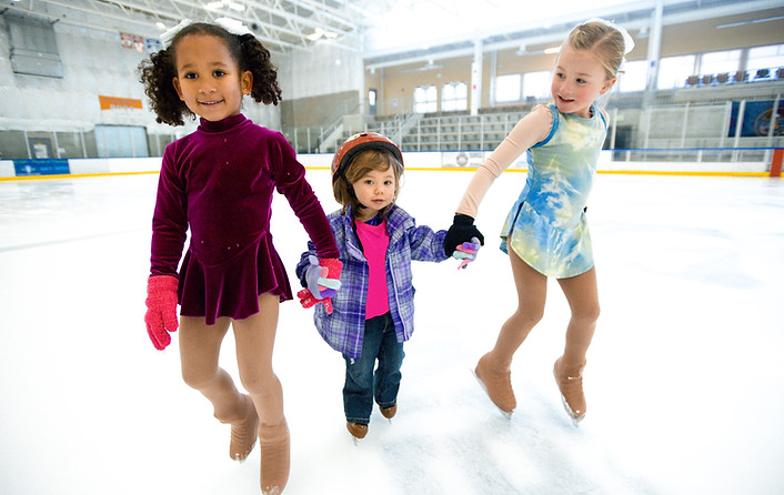 Ice Skating Together