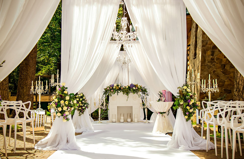 Décoration de mariage élégante