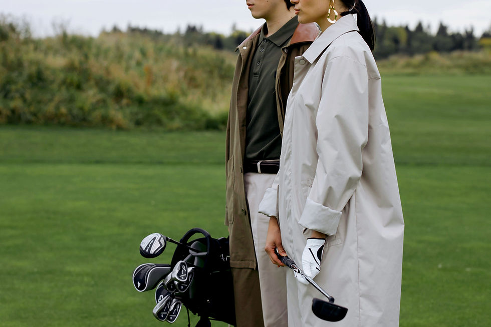 Golf Players Outdoors
