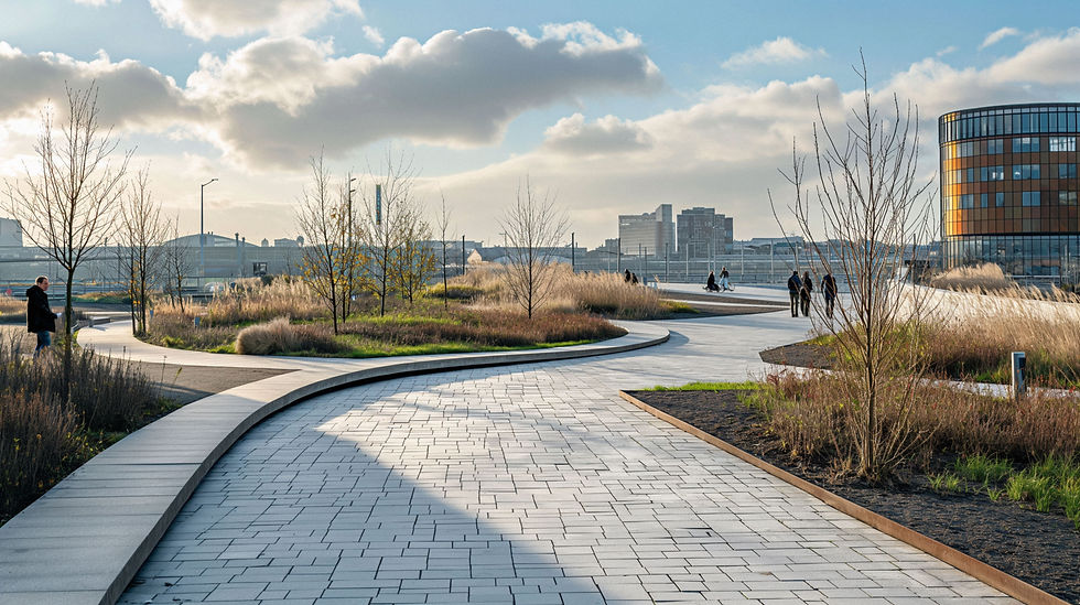 Urban Park Walkway