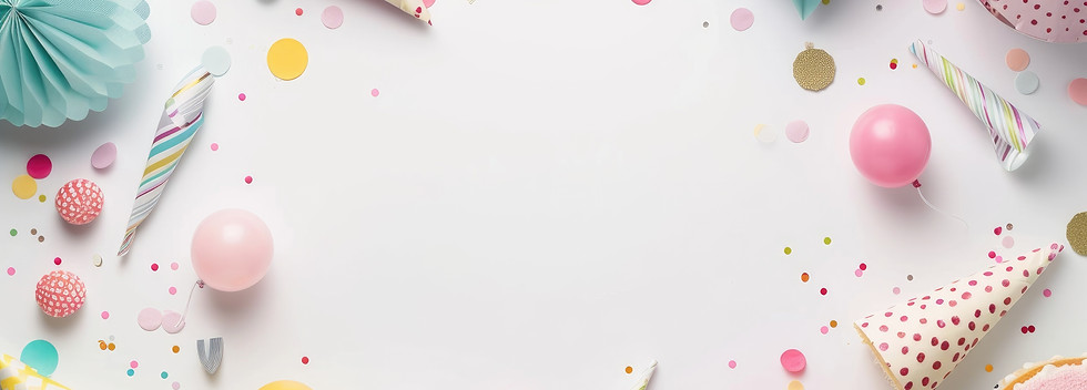 Décorations de fête colorées