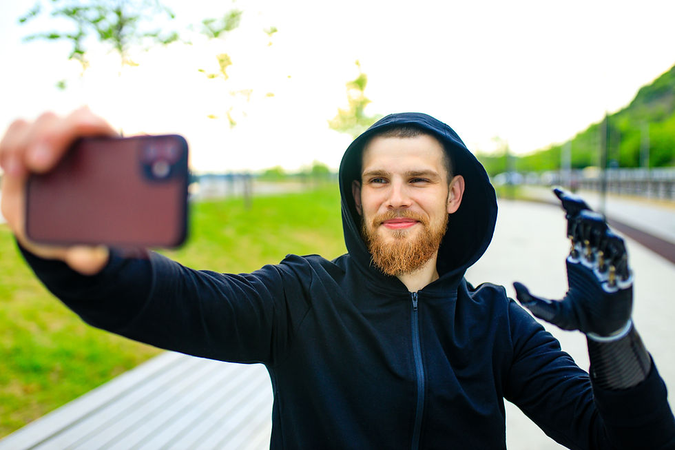 Man Taking Selfie