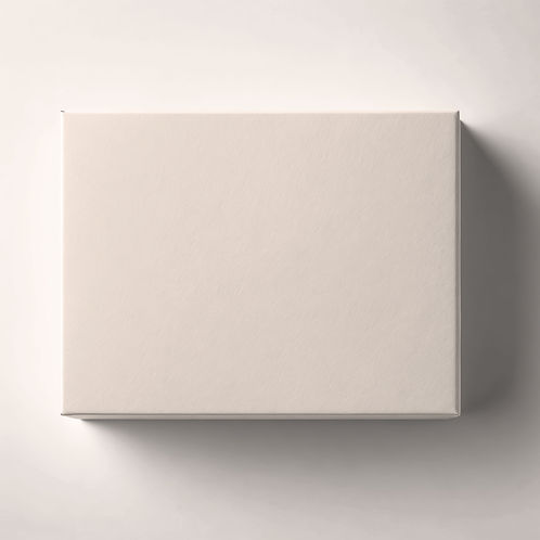 Plain Square Beige Box
