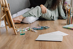 Artistic Workspace Scene