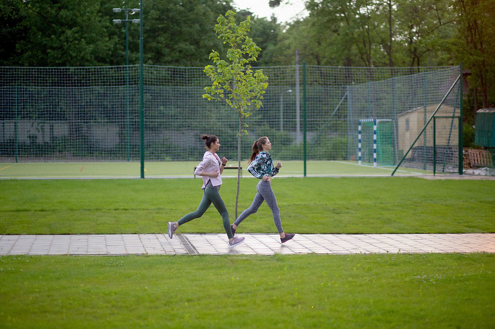 Women Running Outdoors
