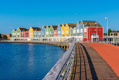 Maisons colorées