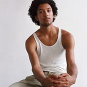 Man in White Tank Top