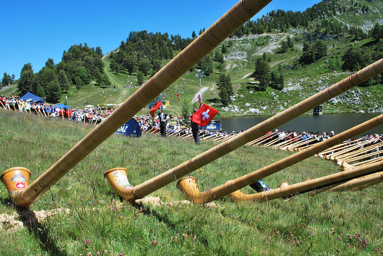 Alphorn-Demonstration
