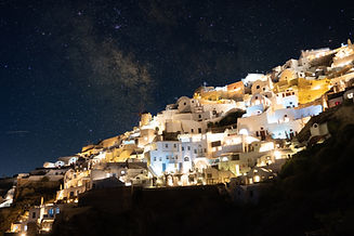 Santorini at Night