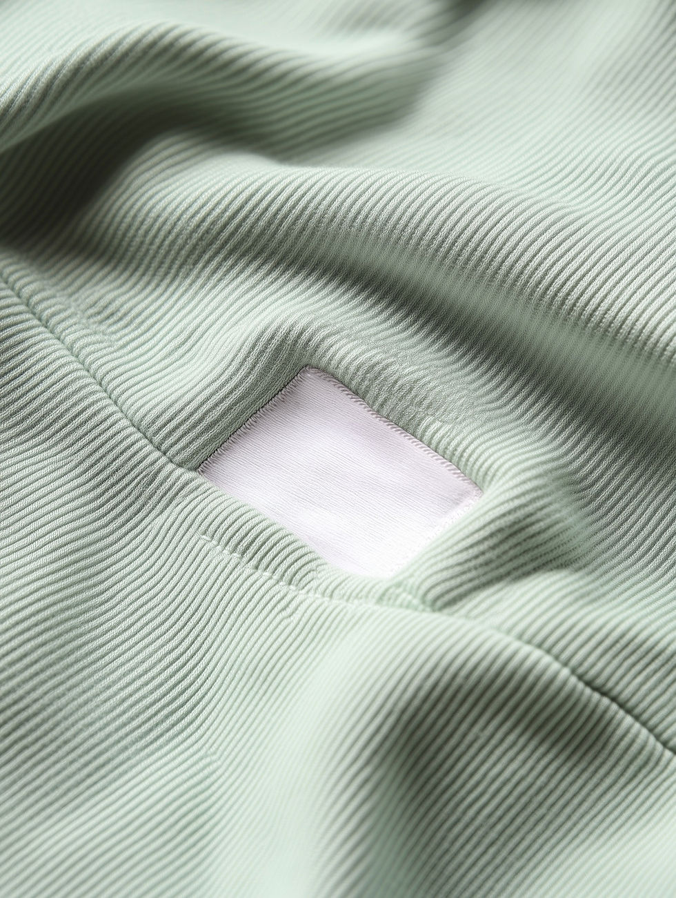Green Fabric Closeup