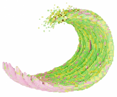 Abstract Color Wave