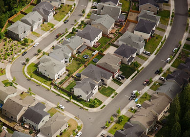 Suburban Neighborhood View