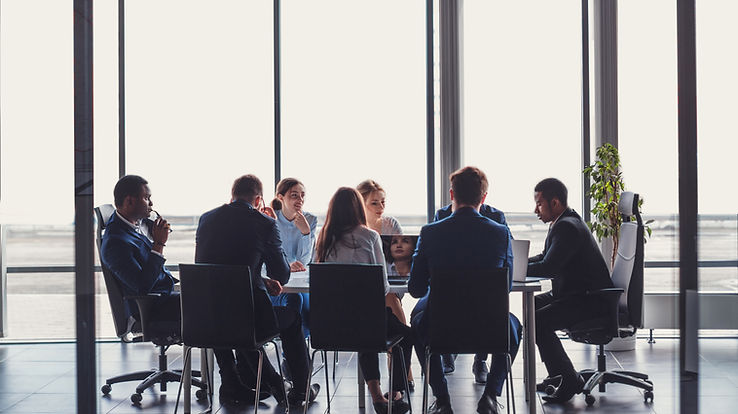 reunião de negócios