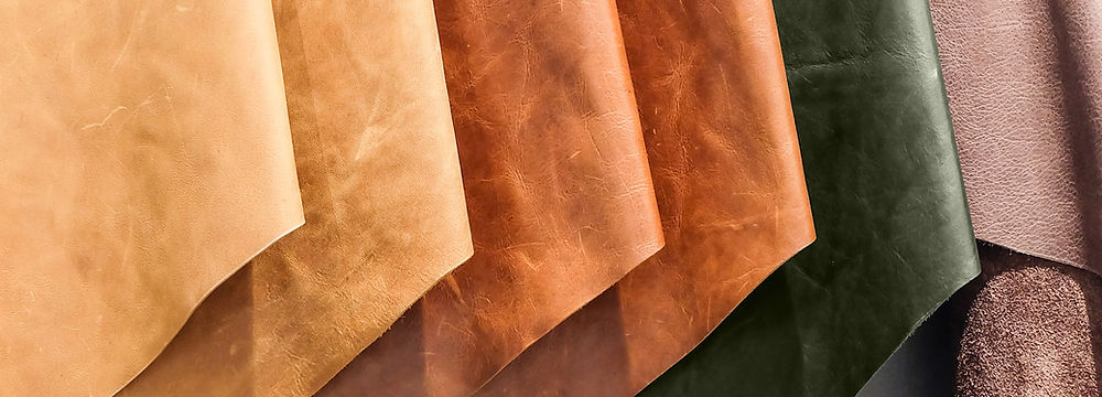 Leather scraps Hanging