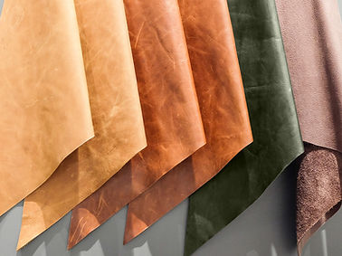 Leather Swatches Display
