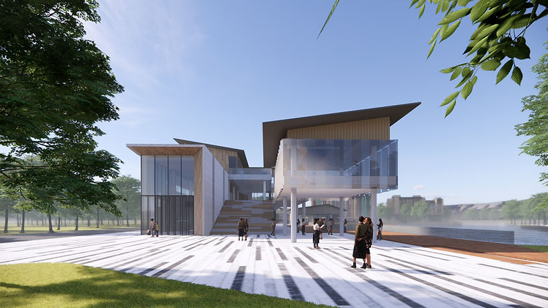 Render dell'edificio Waterside