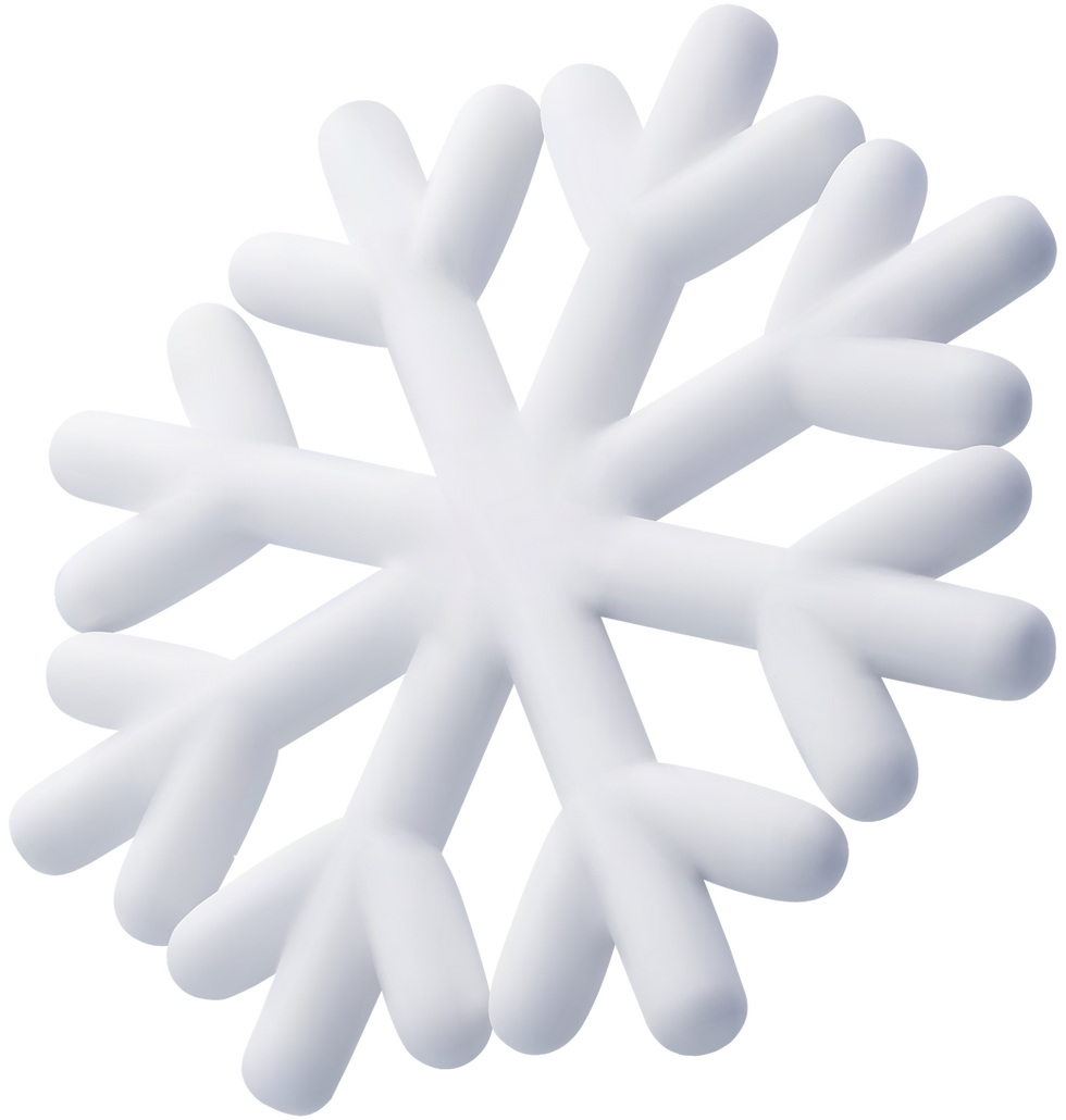 White Snowflake Design