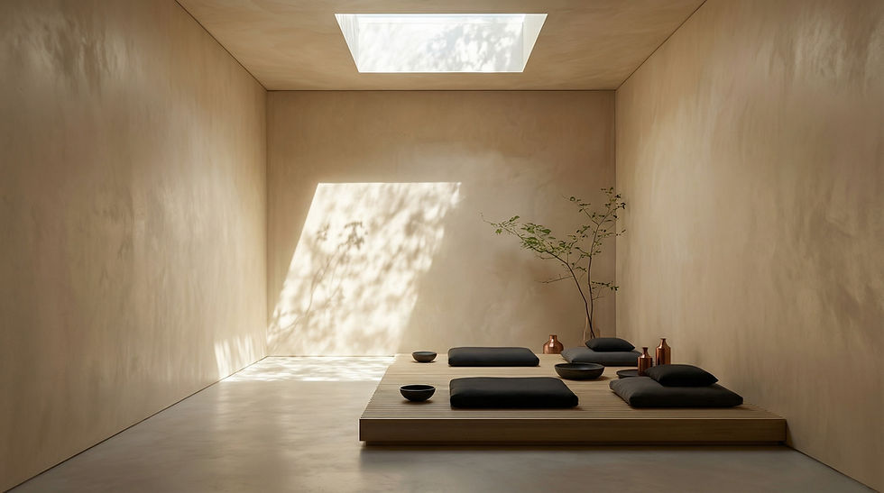 Minimalist Zen Room