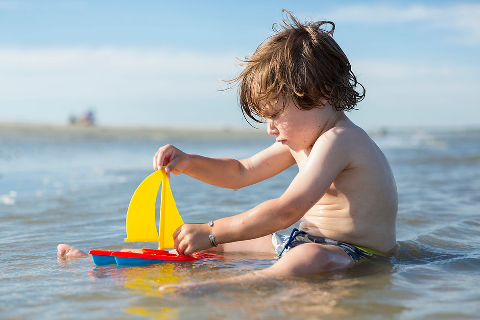 Child Playing Outdoors