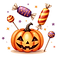 Halloween-Kürbiskunst