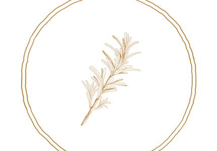 Emblème du feuillage doré