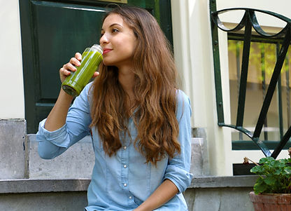 Drinking Green Juice