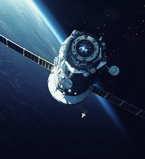 Orbiting Spacecraft View