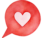Heart in Speech Bubble