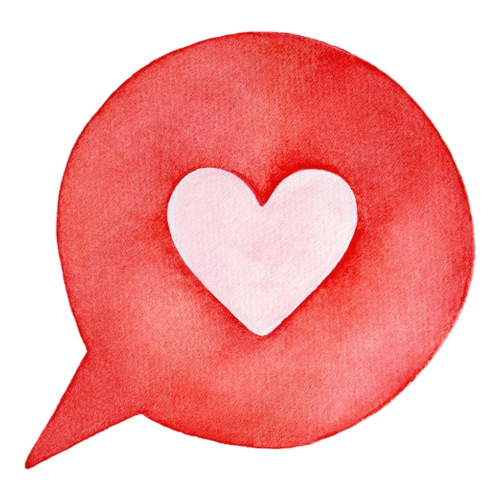 Heart Speech Bubble