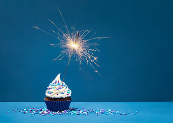 Cupcake with Sparkler