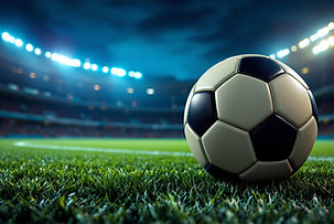Soccer Ball in Stadium