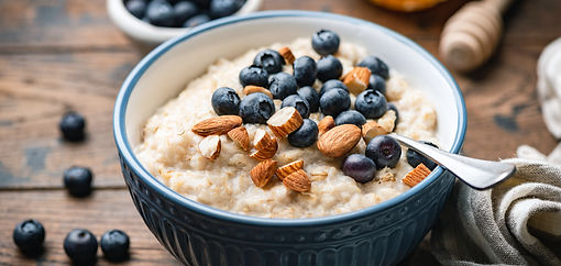 Desayuno saludable con alimentos naturales