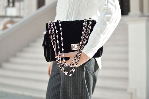Holding a Purse