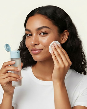 Skincare Routine Closeup