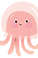 Cute Pink Jellyfish