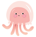 Cute Pink Jellyfish