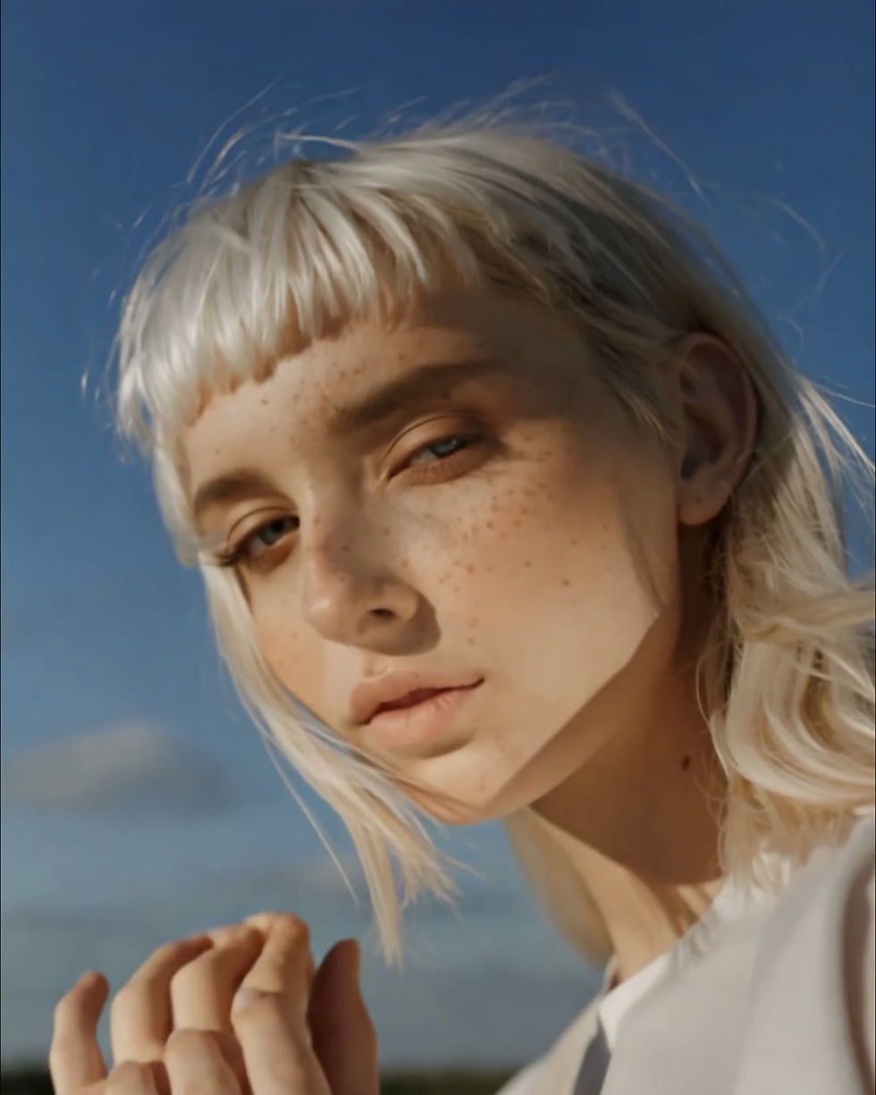 Model in Outdoor Portraits
