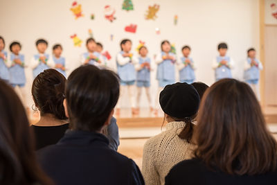 幼稚園の発表会
