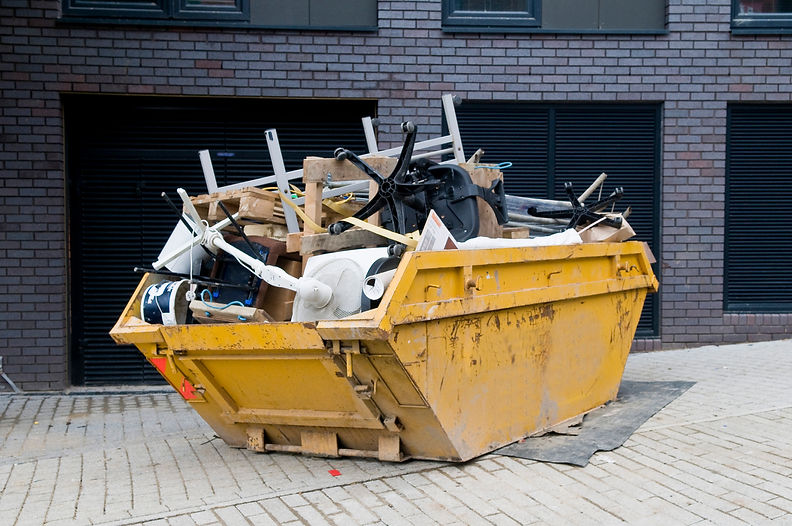 Industrial Skip, Overflowing