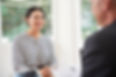 Asian woman having a job interview
