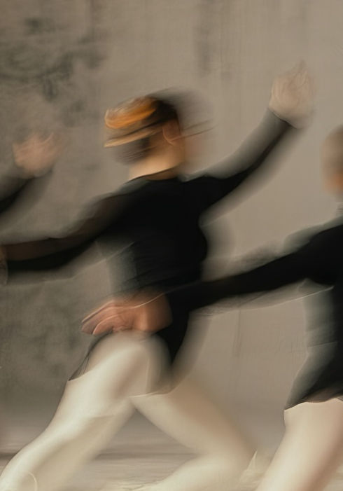 Ballet Dancers Posing