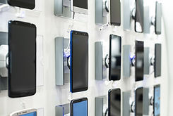 Affichage de magasin de téléphone portab