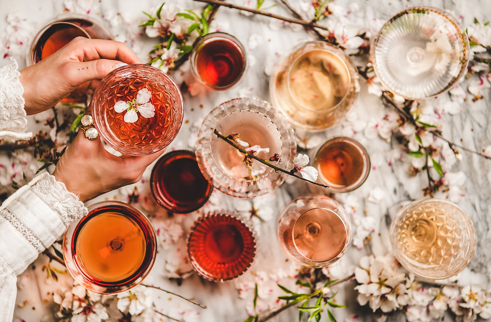 Shades of Rose Wine