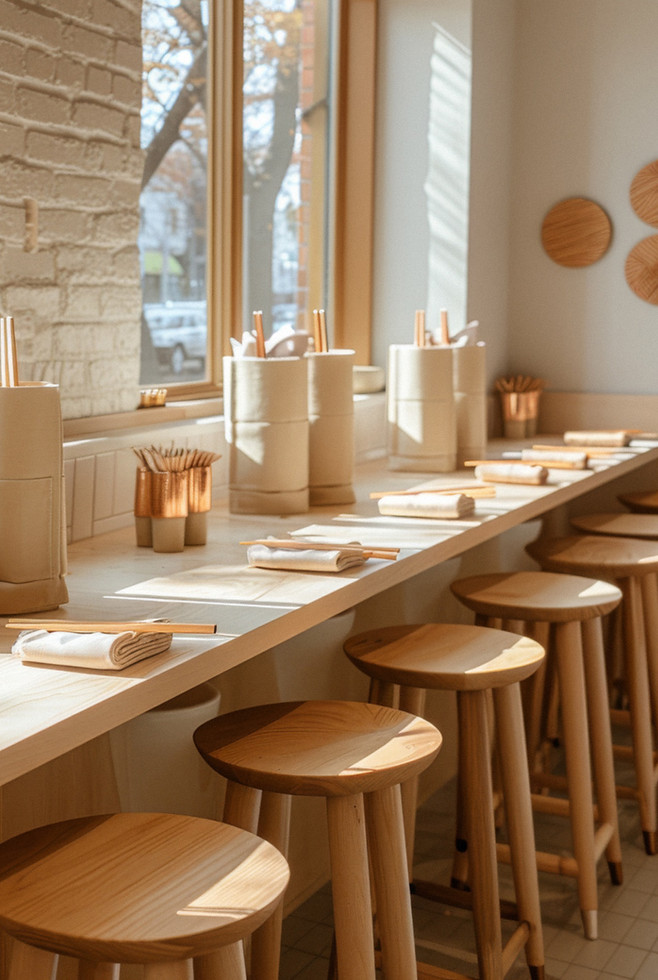 Minimalist Cafe Interior