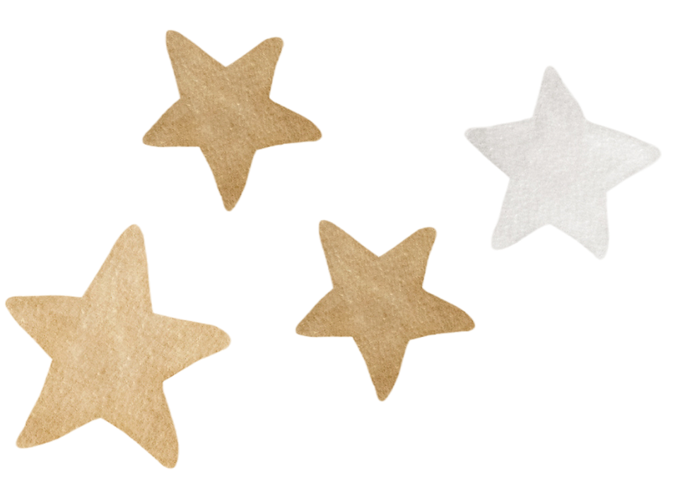 Textured Star Shapes
